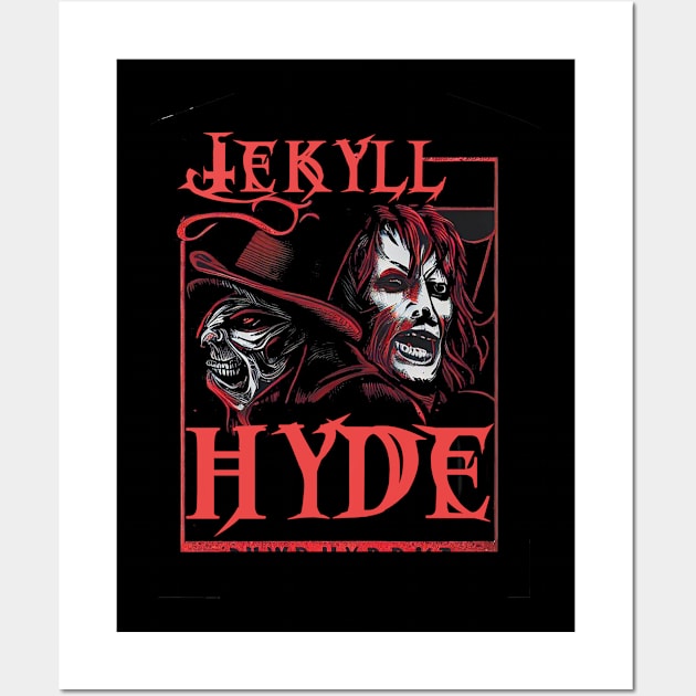 Dr. Jekyll and Mr. Hyde Wall Art by Pixel Draws